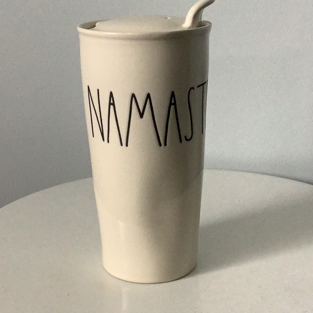 ⭐️Rae Dunn ‘Namaste' Travel Mug with Lid